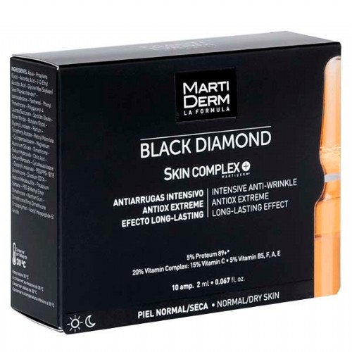 Martiderm Black Diamond Skin Complex 10 ampollas